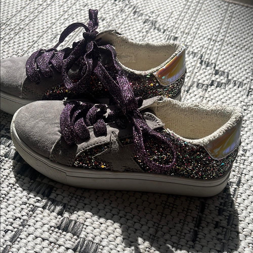 Steve Madden sneakers with sparkles